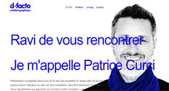 Desktop Screenshot of d-facto.fr